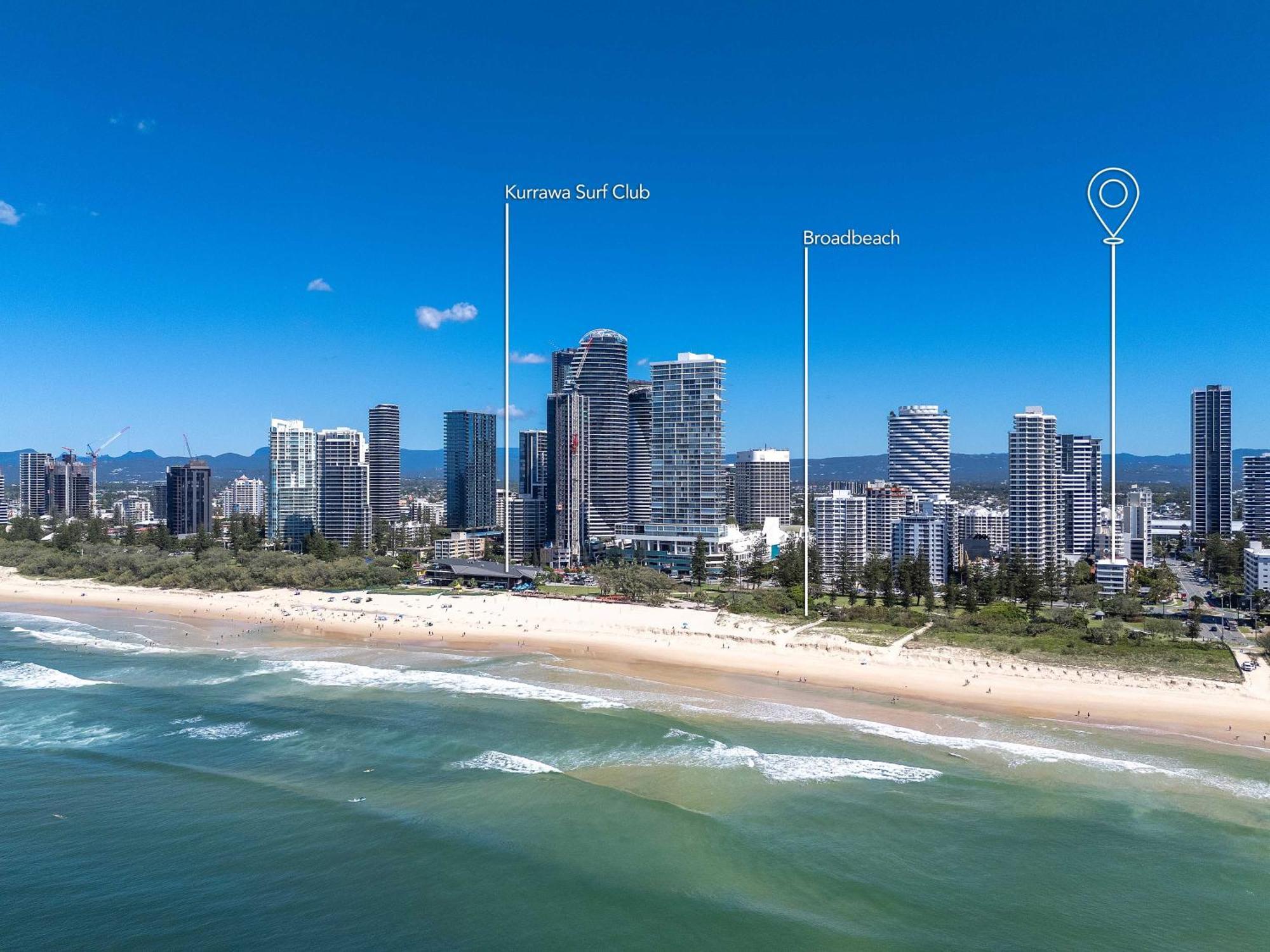 Hi Ho Beach Apartments On Broadbeach Gold Coast Extérieur photo